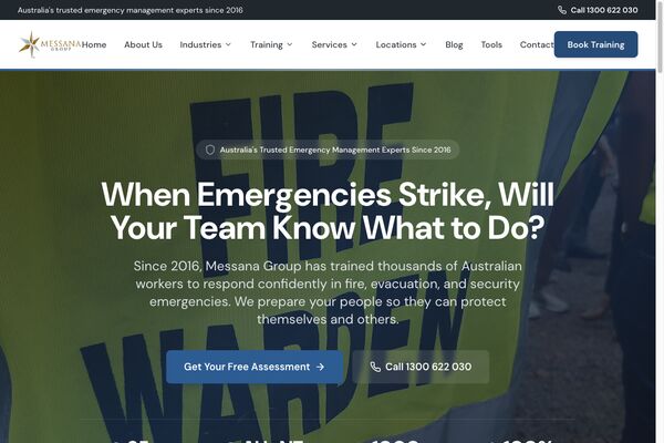 Messana Group website screenshot